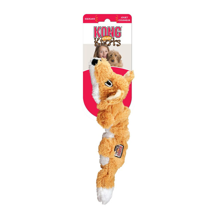 Kong Scrunch Knots Zorro de peluche para perros thumbnail