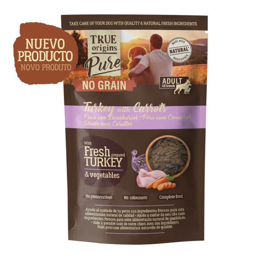True Origins Pure Pavo con Zanahorias sobre para Perros, , large Imagen numero 2