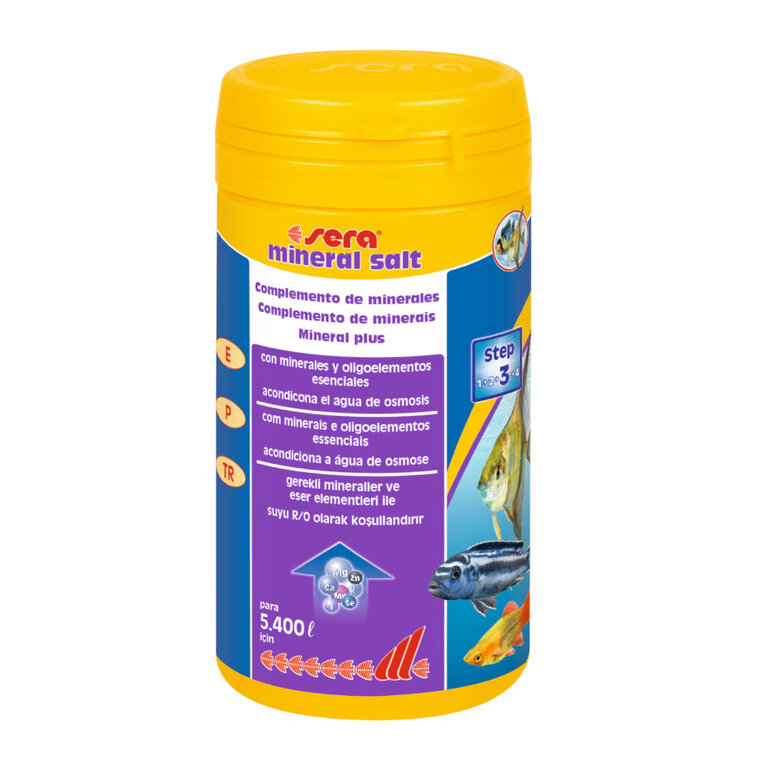 Sera Mineral Salt acondicionador para acuario image number null