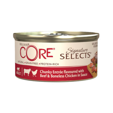  Wellness Core Chunky carne y pollo lata para gatos