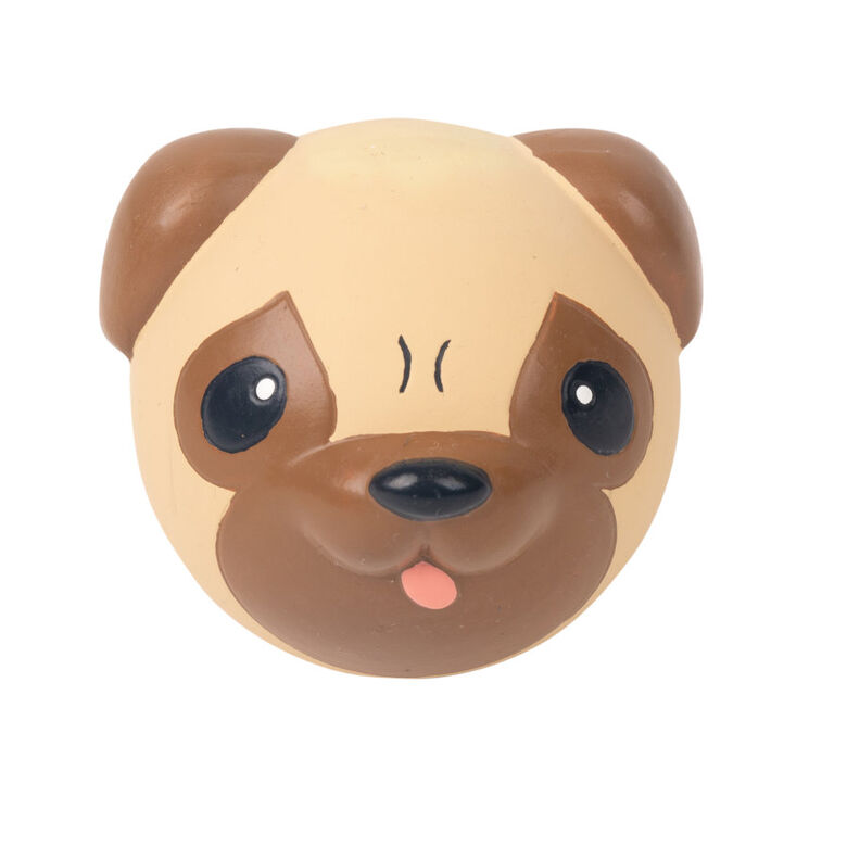 Tootoy! Chew Pug mordedor de látex con sonido para perros thumbnail
