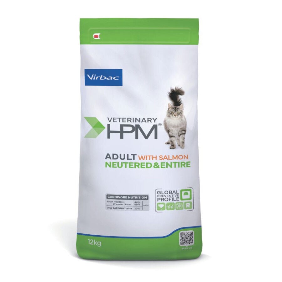 Virbac HPM Veterinary Adult Esterilizado Pienso Salmón para gatos