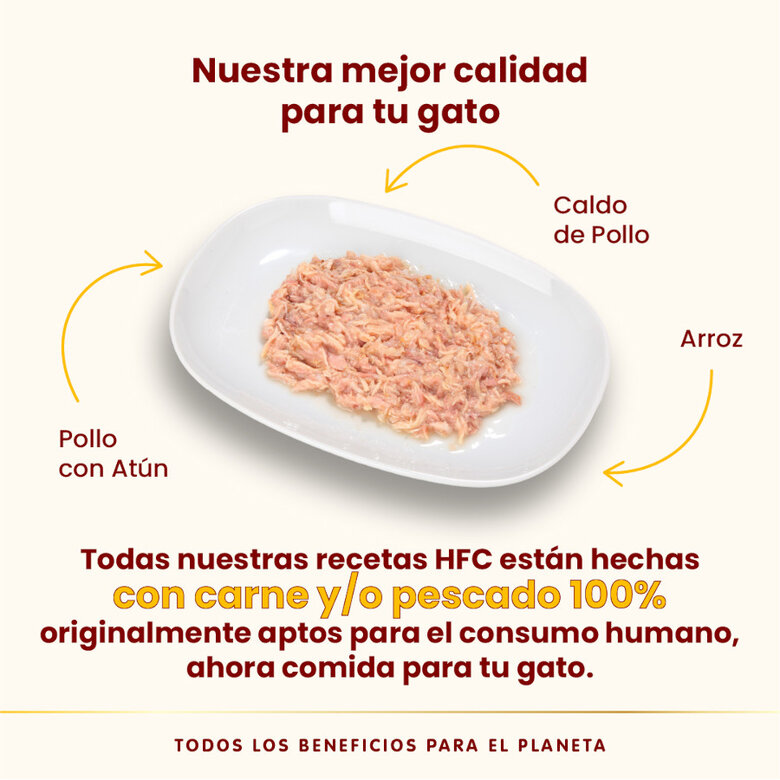 50 g Almo Nature HFC Sterilised de Pollo y Atún en Sobre para gatos,  Imagen numero 3 50 g Almo Nature HFC Sterilised de Pollo y Atún en Sobre para gatos, , large Imagen numero 3