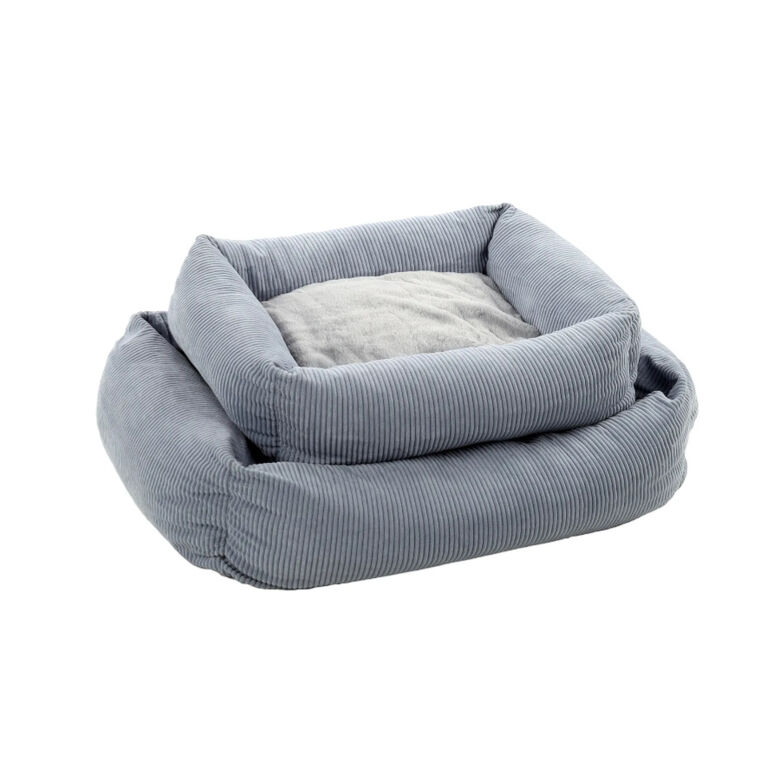Flamingo Colette Rectángulo Azul cama cuna para perros thumbnail