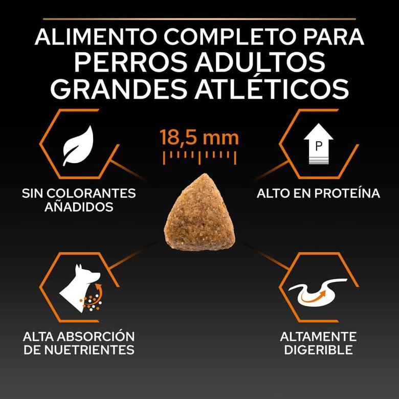 14 kg Pro Plan Large Athletic Adult Pollo pienso para perros,  Imagen numero 6 14 kg Pro Plan Large Athletic Adult Pollo pienso para perros, , large Imagen numero 6