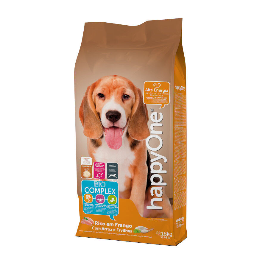 happyOne Adult Alta Energ&iacute;a Carne Fresca de Aves pienso para perros, , large Imagen numero 1