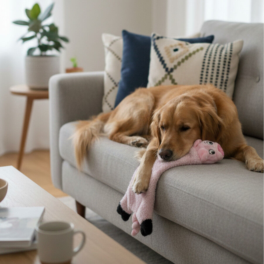 LOVE THE EARTH Peluche Cerdo con Sonido para perros