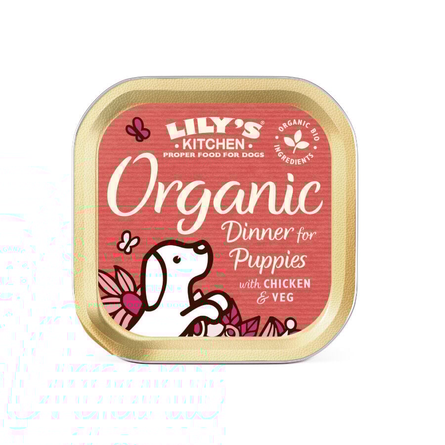 150 g Lily's Kitchen Puppy Organic Pollo tarrina, , large Imagen numero 1