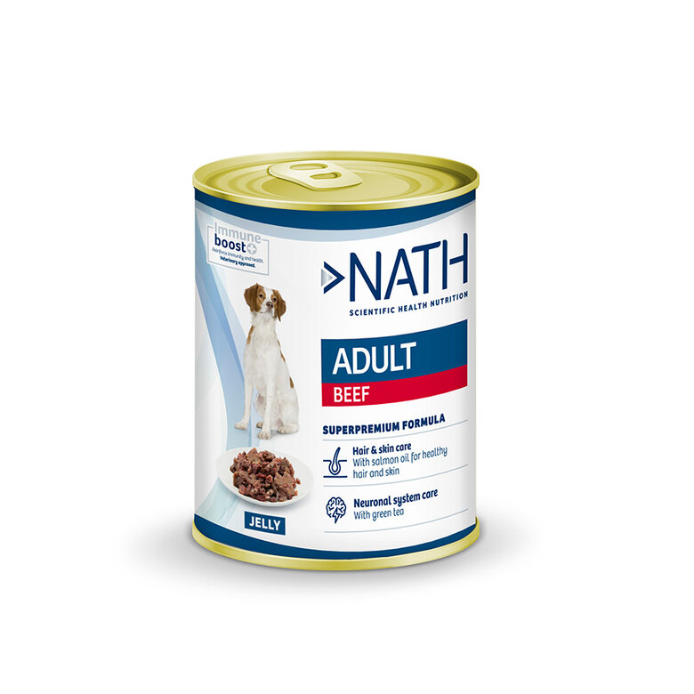 Nath Adult Ternera en gelatina lata para perros, , large image number null