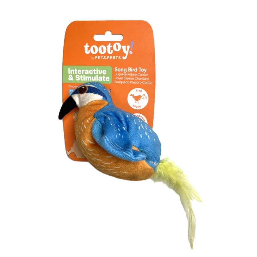 Tootoy! Peluche Interactivo de Pájaro para gatos thumbnail