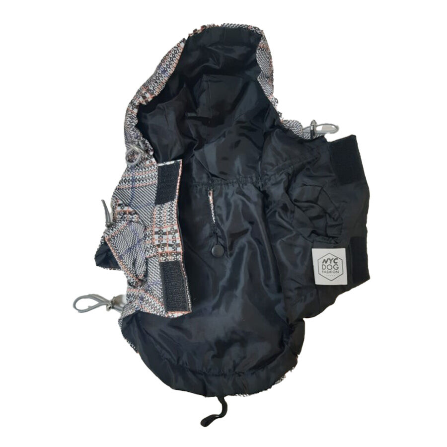 Nayeco British Impermeable con Capucha para perros Imagen numero 2