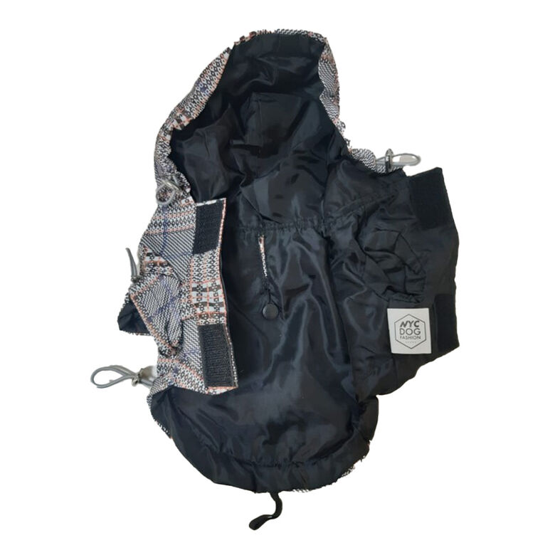 Nayeco British Impermeable con Capucha para perros thumbnail