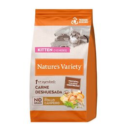 Nature's Variety No Grain Kitten Pollo pienso para gatos