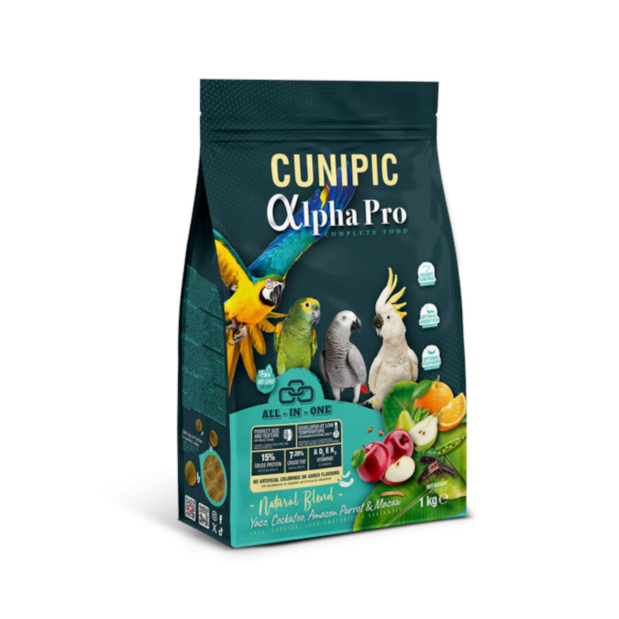 Cunipic Alpha Pro Parrots Natural Blend pienso para loros