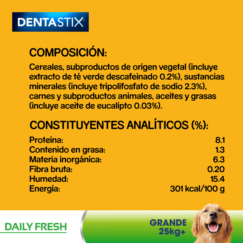 7 barritas Pedigree Dentastix Fresh Snacks Dentales para Perros Grandes,  Imagen numero 4 7 barritas Pedigree Dentastix Fresh Snacks Dentales para Perros Grandes, , large Imagen numero 4