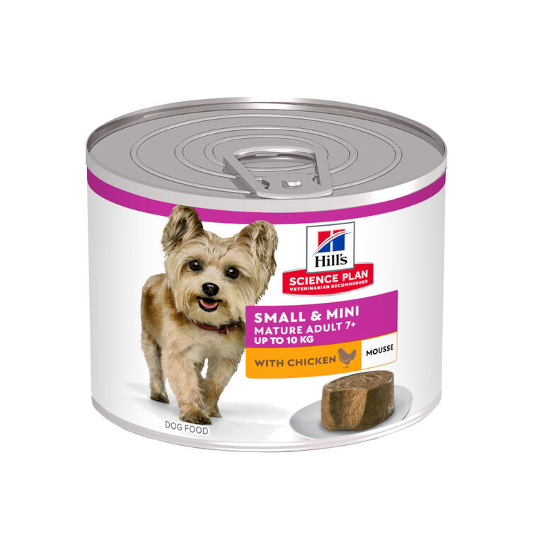 Hill&#039;s Science Plan Mature Small y Mini Mousse de Pollo lata para perros thumbnail