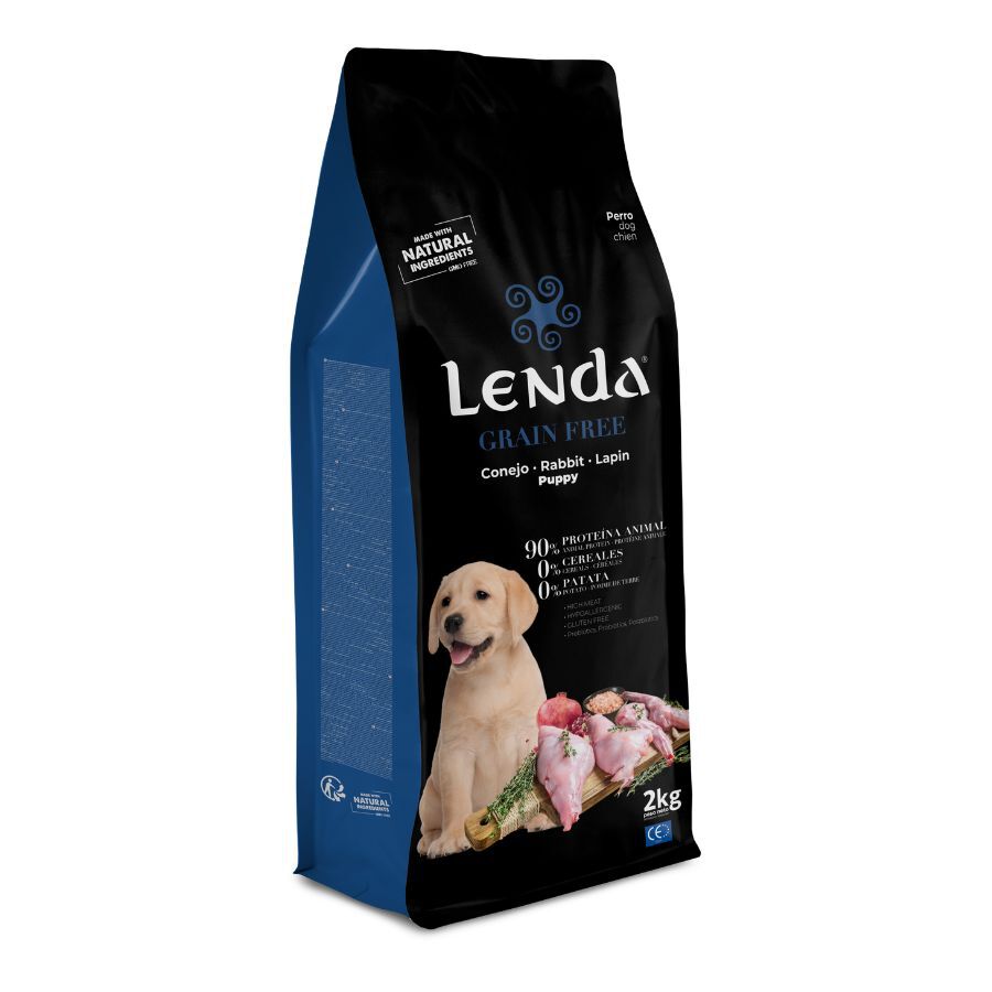 2 Kg Lenda Grain Free Conejo puppy pienso para perros, , large Imagen numero 1