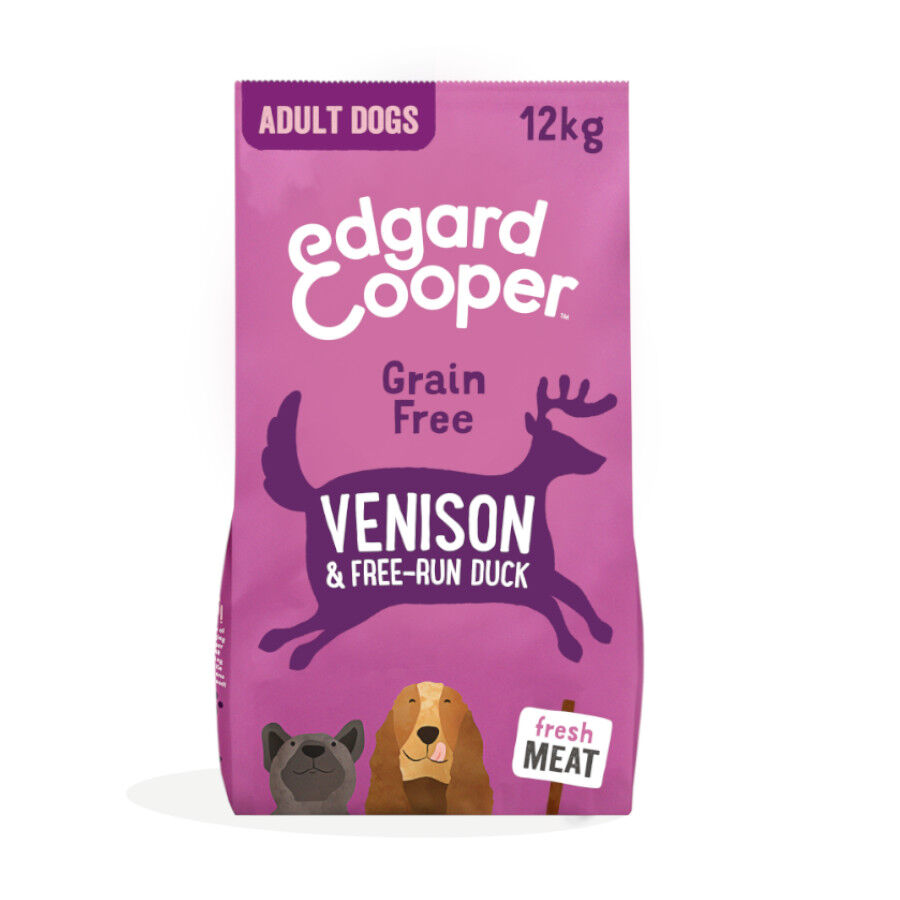 Edgard &amp; Cooper Adult Venado y Pato pienso para perros thumbnail