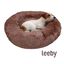 Leeby Cama Redonda Antiestrés Marrón para perros, , large indicador imagen numero 2