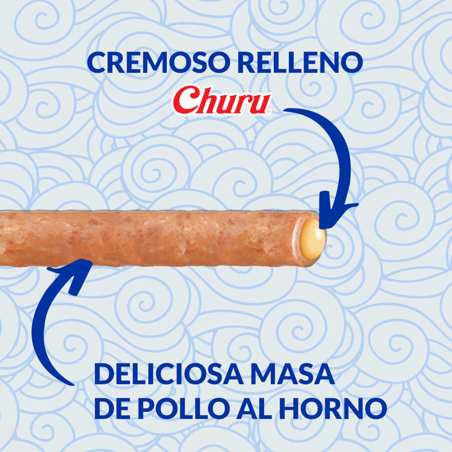 4 sobres x 10 g Churu Sticks Rolls de Pollo para gatos, , large Imagen numero 4