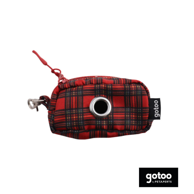 Gotoo Porta bolsas estampado rojo para perros thumbnail