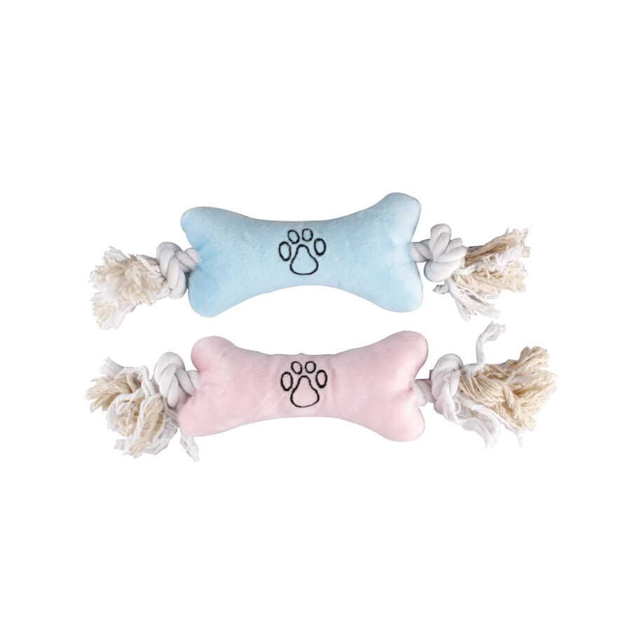 Flamingo Hueso con cuerdas para cachorros