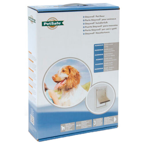 Staywell puerta de aluminio para perros grandes