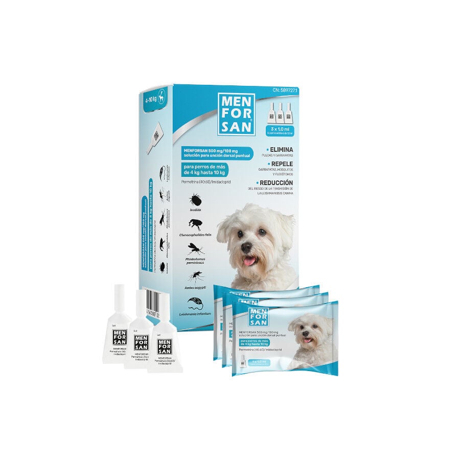 Menforsan Pipetas Antiparasitarias para perros