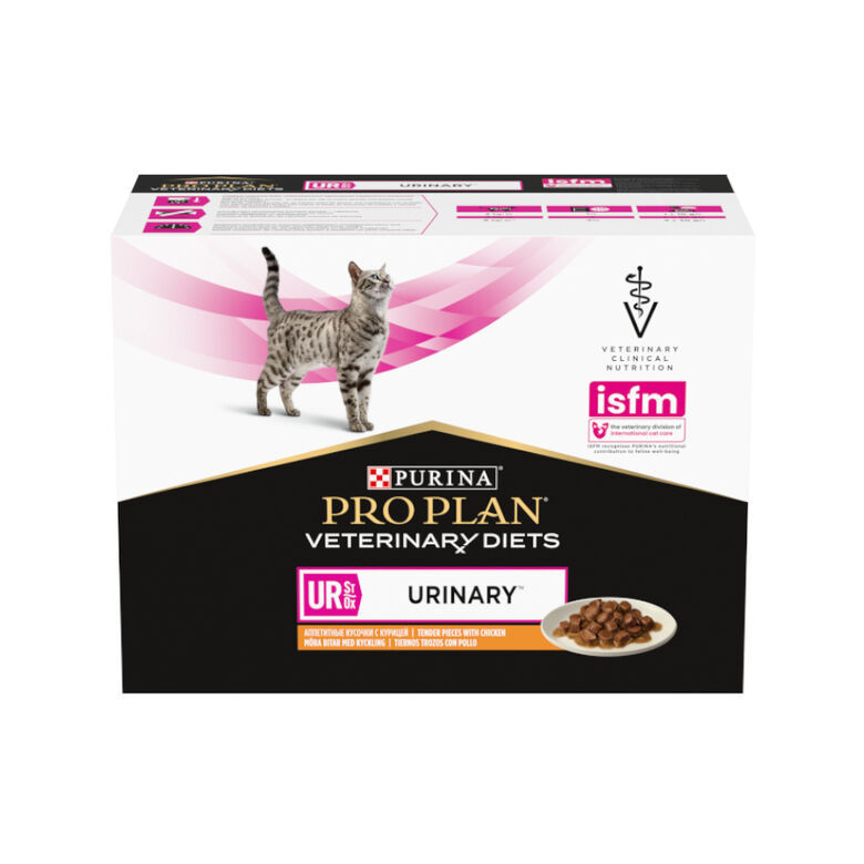 Pro Plan Veterinary Diets St/Ox Urinary Pollo en Salsa sobre para gatos – Multipack thumbnail