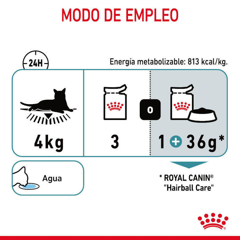 Royal Canin Hairball Care Sobre en Gelatina para gatos thumbnail