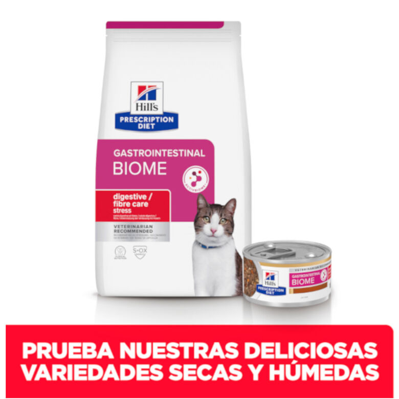 Hill’s Prescription Diet Gastrointestinal Biome Stress para gatos thumbnail