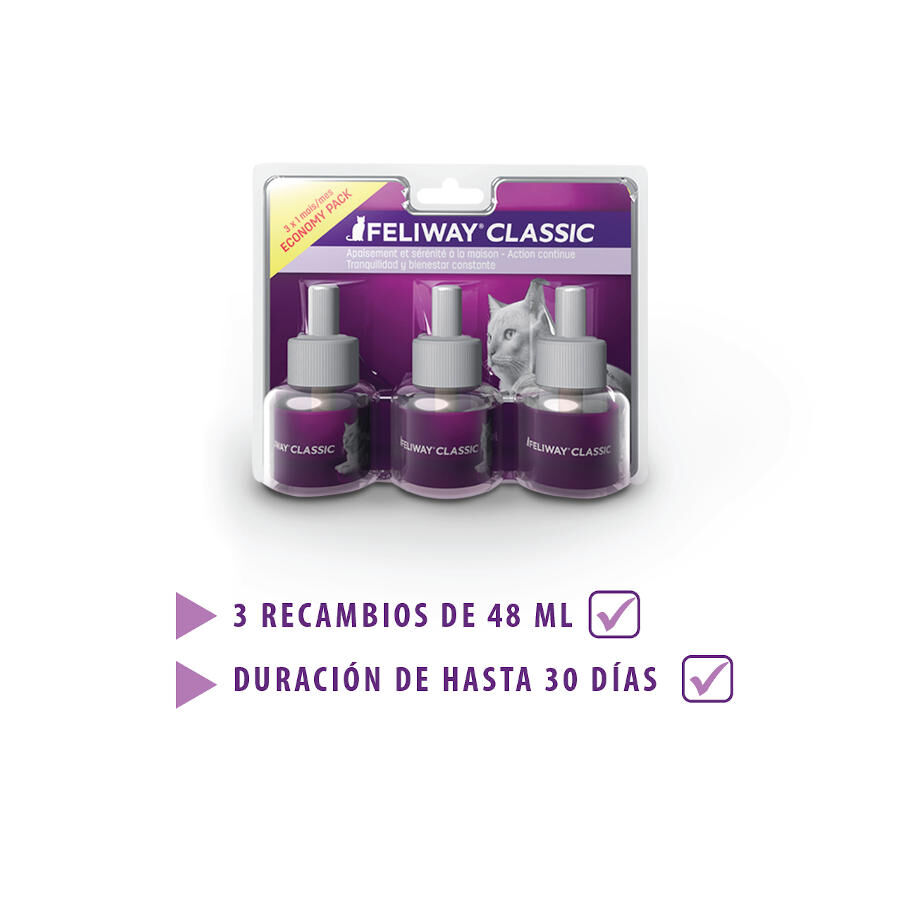Feliway Classic Difusor y/o Recambio Tranquilizante para gatos thumbnail