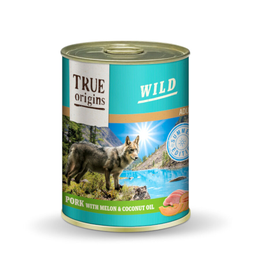 400 g True Origins Wild Summer Cerdo con Mel&oacute;n y Aceite de Coco lata para perros, , large Imagen numero 1