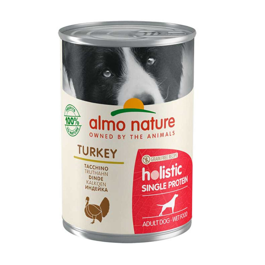400 g &nbsp;Almo Nature Holistic Monoprotein pavo lata para perros, , large Imagen numero 1