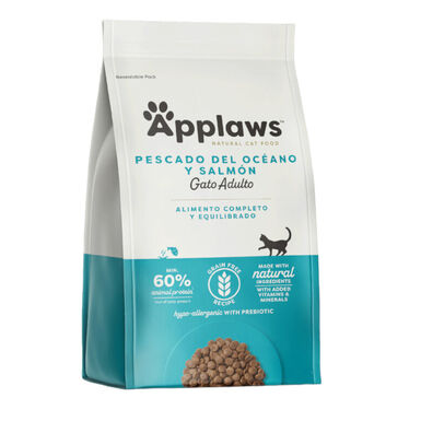 Applaws Adult Grain Free Pescado Azul y Salmón pienso para gatos