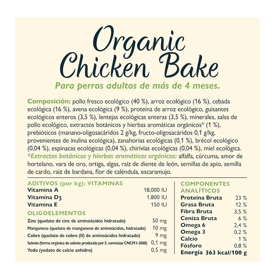 Lily&#039;s Kitchen Organic Pollo y Verdura pienso para perros thumbnail