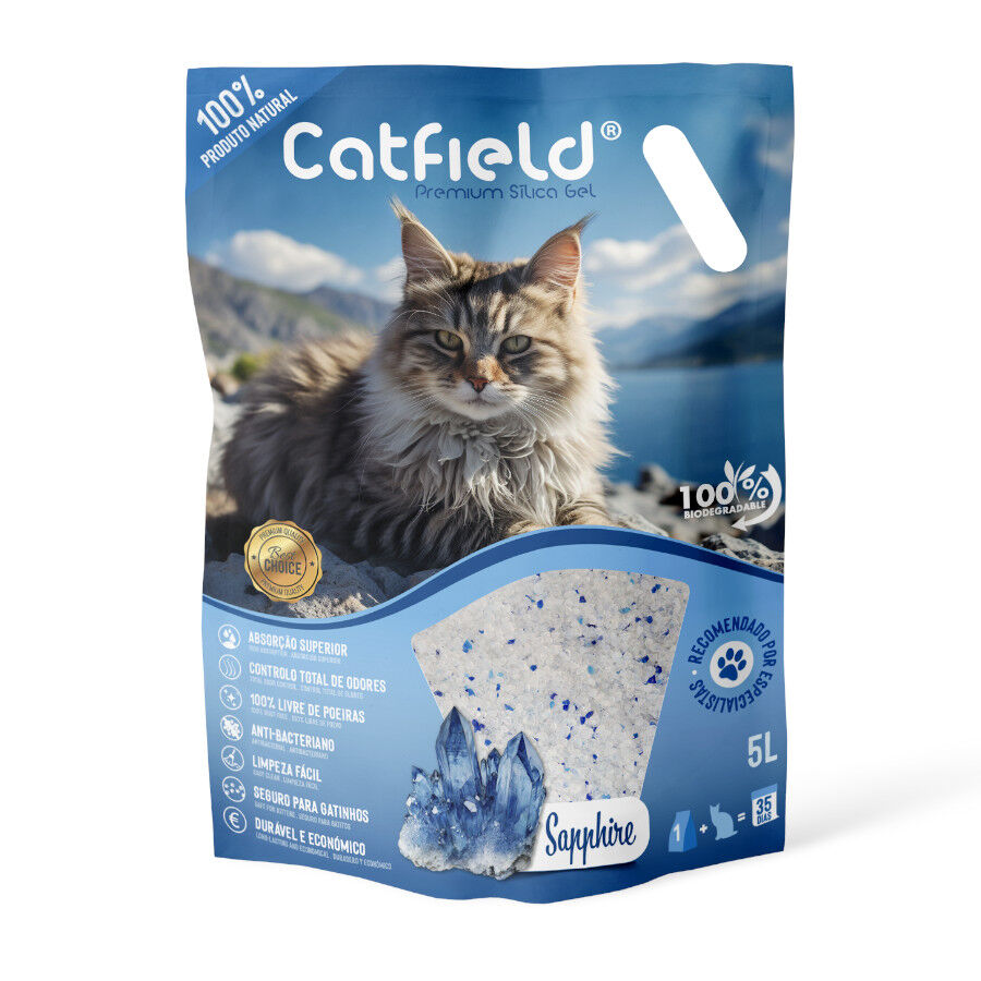 Catfield Sapphire Premium Silica Gel Arena Absorbente para gatos, , large Imagen numero 1