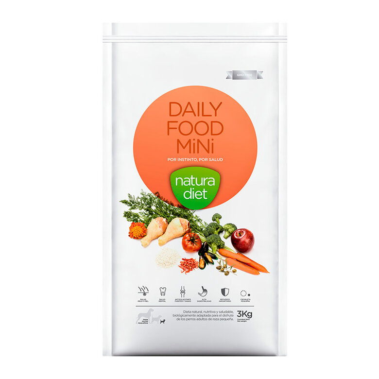 3 kg Natura Diet Adult Mini Daily Food Pollo pienso para perros,  Imagen numero 1 3 kg Natura Diet Adult Mini Daily Food Pollo pienso para perros, , large Imagen numero 1
