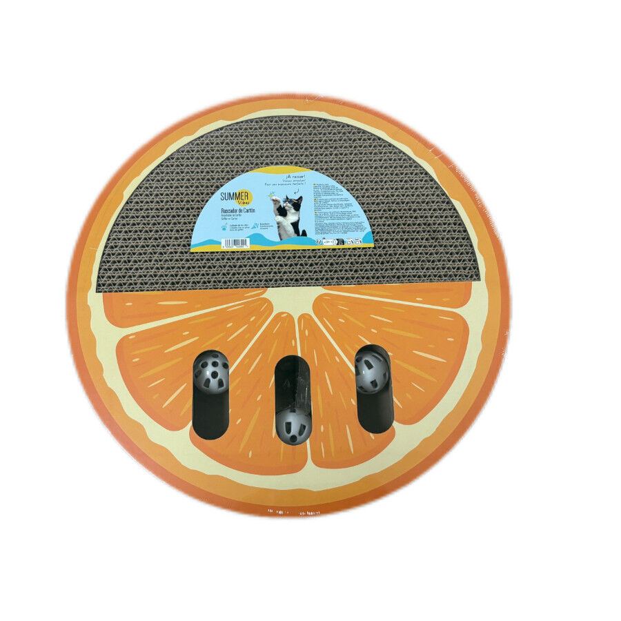 Summer Vibes Rascador Naranja Cart&oacute;n para gatos, , large Imagen numero 6