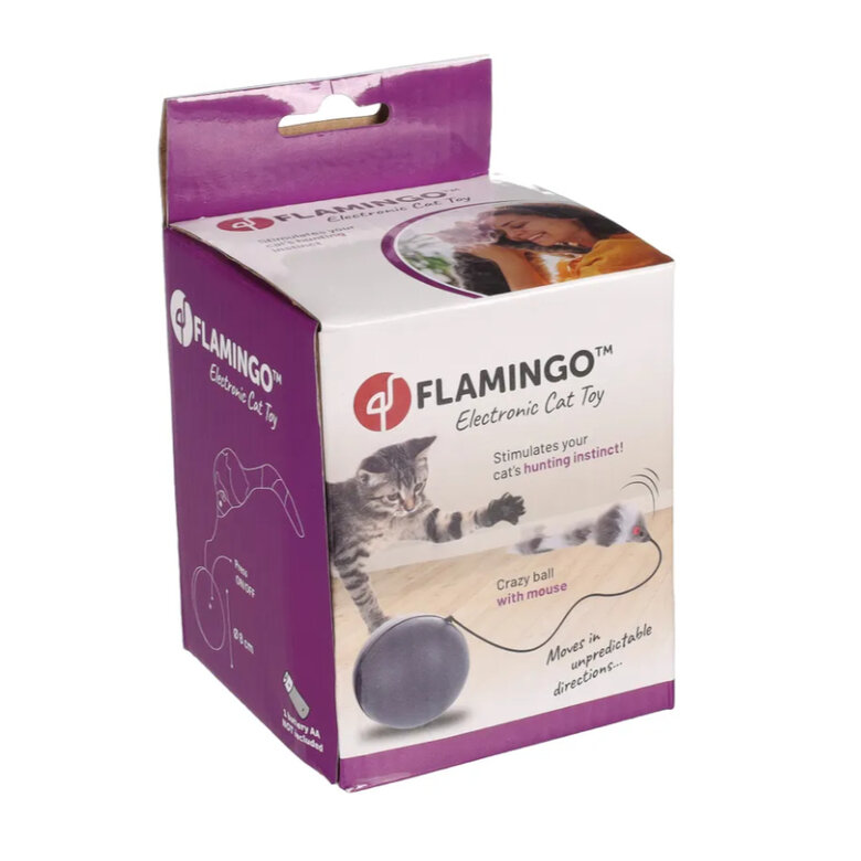 Flamingo Boula Ratón Interactivo para gatos,  Imagen numero 2 Flamingo Boula Ratón Interactivo para gatos, , large Imagen numero 2