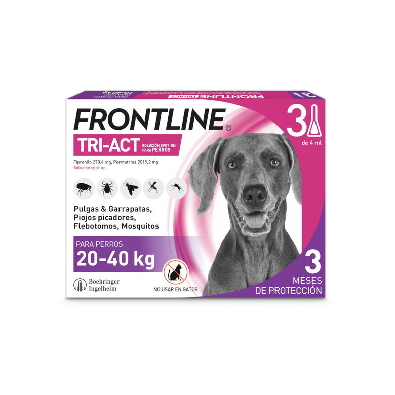 Frontline Tri-Act Pipetas Antiparasitarias para perros thumbnail