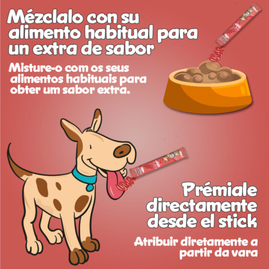 2&amp;Snacks Sobres Snacks Cremosos con Vacuno para perros thumbnail