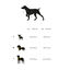 Dukier Arnés Clásico Estampado Aves para perros, , large indicador imagen numero 2