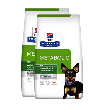 Hill's Mini Prescription Diet Metabolic pienso para perros - 2x6 kg Pack Ahorro