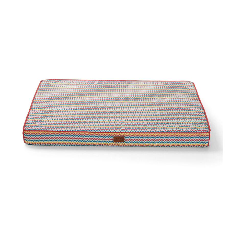 Leeby colchón viscoelástico colorido para perros