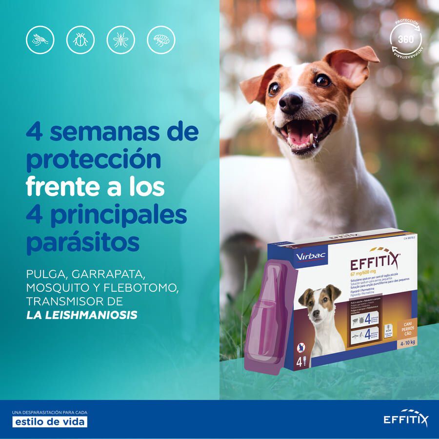 Effitix Antiparasitario en Pipetas para perros thumbnail