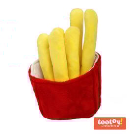 Tootoy! Fries Cuddler Yellow Peluche para perros