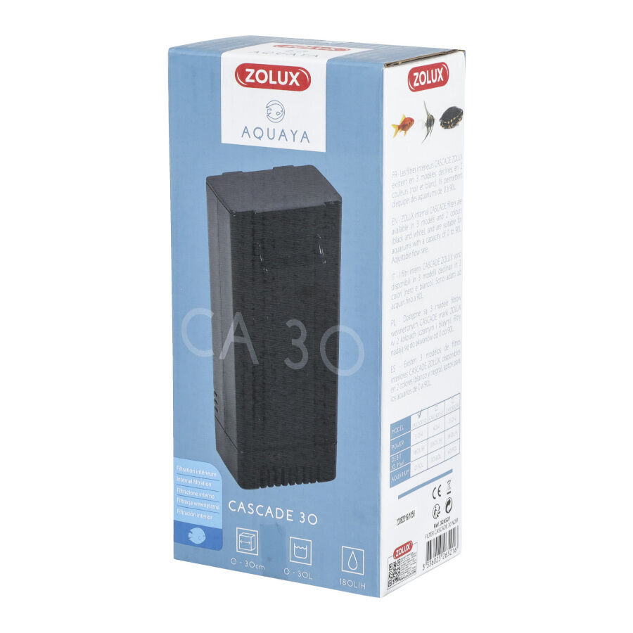 Zolux Aquaya Cascade 30 Negro Filtro para acuarios