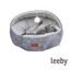 Leeby Cuna Gris y Blanco con Juguete para gatos, , large indicador imagen numero 2