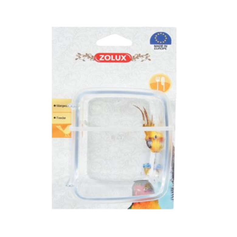 Zolux Comedero con Posadero Transparente para pájaros,  Imagen numero 2 Zolux Comedero con Posadero Transparente para pájaros, , large Imagen numero 2